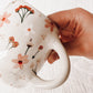 NEW floral hug mug-pink-DEFECT