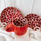 Red strawberry breakfast bowl-LARGE