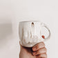 Creamy drip hug mug