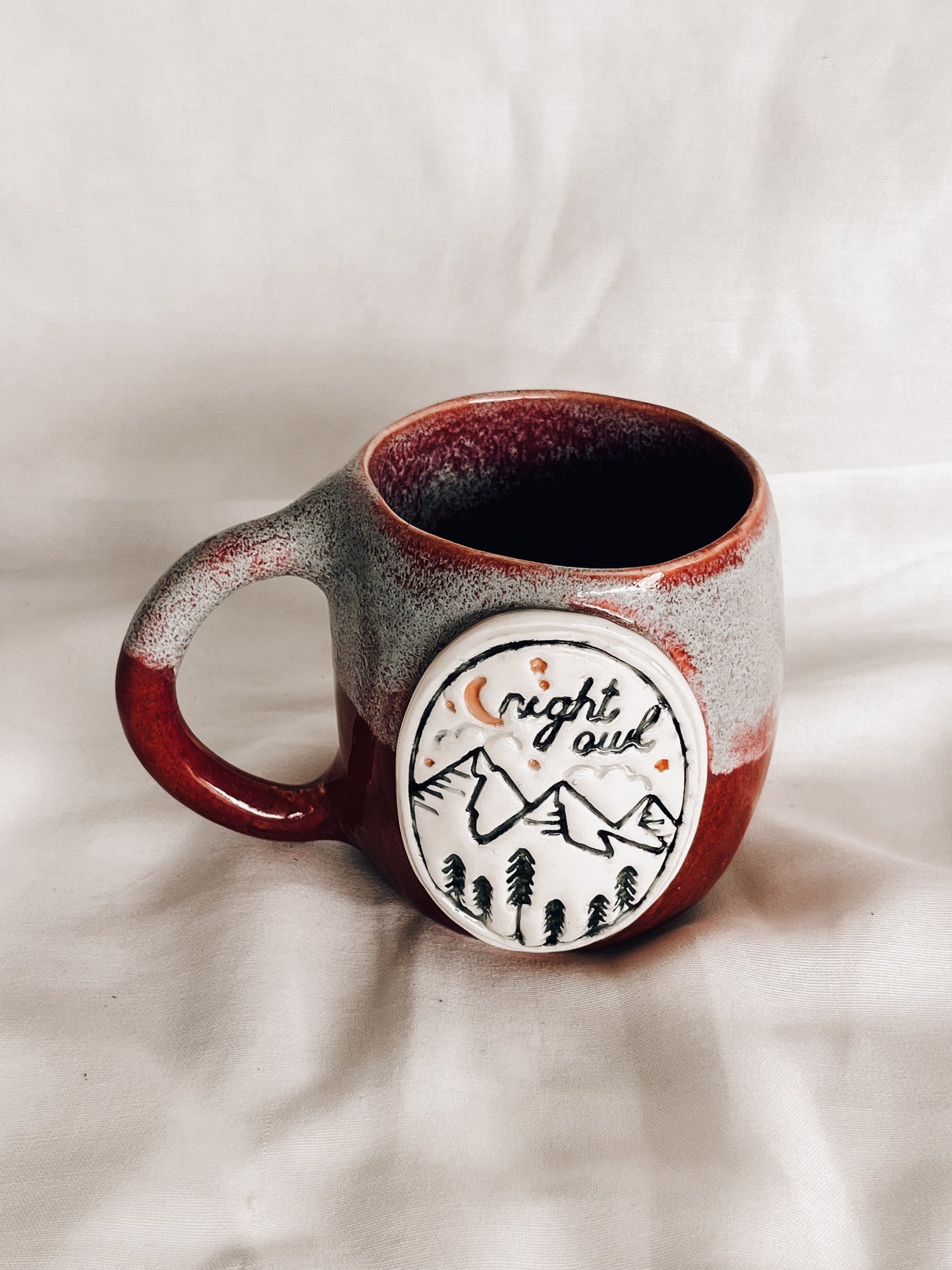 Novelty camping mug